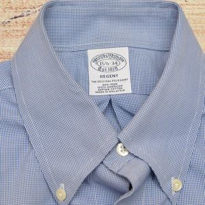 Brooks Brothers 1818 Regent Blue Dress Shirt